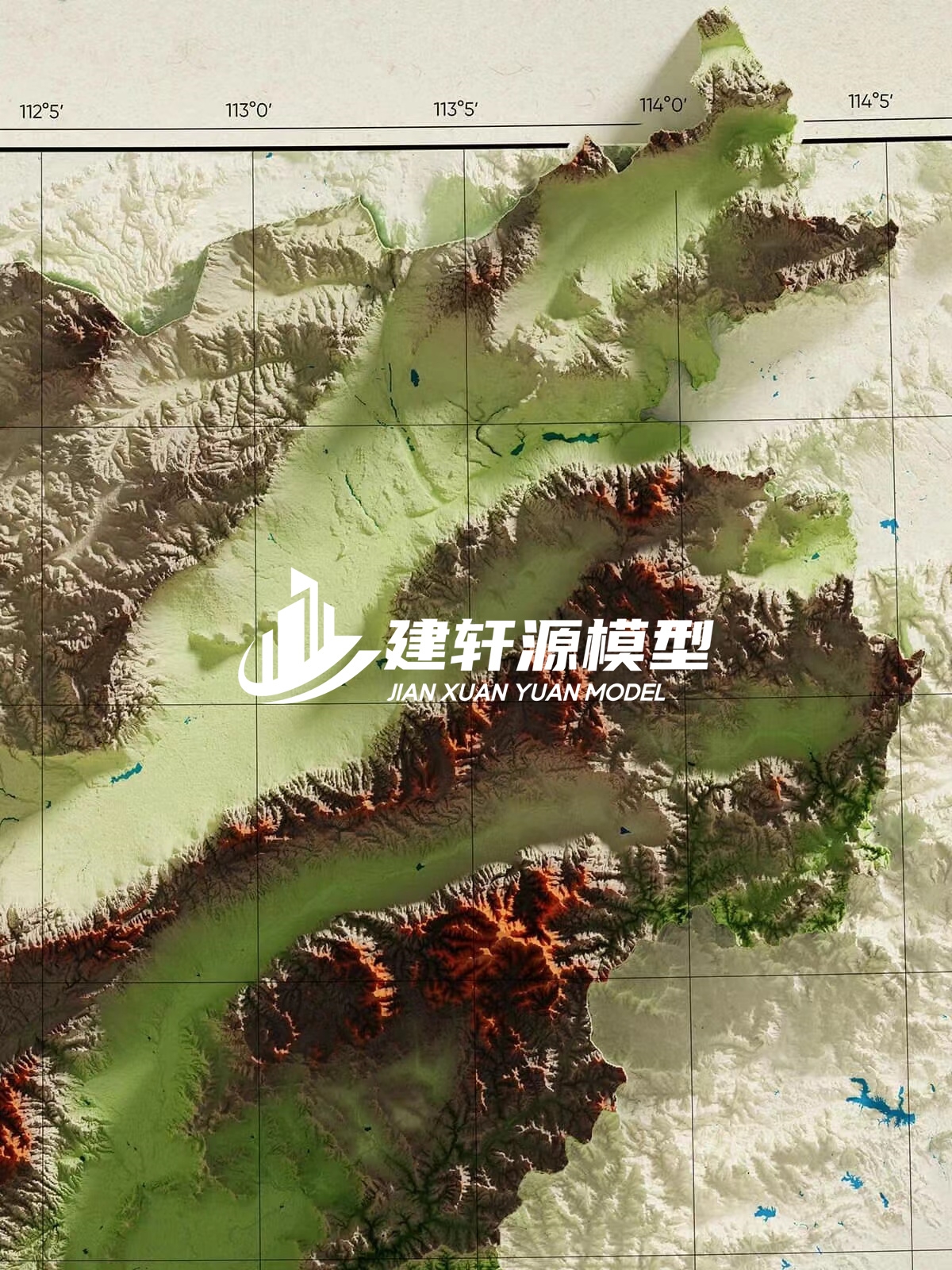 永昌地形模型制作